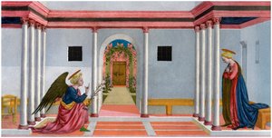 Bebudelsen, c1445, 1958 av Unbekannt