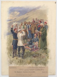 Aprilopprøret 1878. Forhandlinger ved opprørernes hovedkvarter, 1878 av Unbekannt