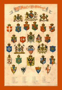 Alle nasjoners våpen, 1858. av Unbekannt