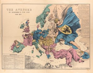 The Avenger: An Allegorical War Map for 1877, 1876-1877. av Unbekannt