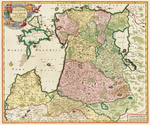 Østersjøen Fra: Nova Tabula, 1705 av Unbekannt