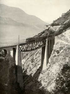 Baltschieder-viadukten på Lotschberg-hovedlinjen ..., 1935-36. av Unbekannt