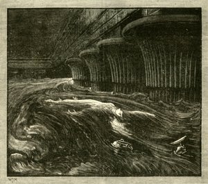Banketten til Nitocris, 1890. av Unbekannt