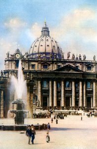 Basilikaen Saint Peter, Roma, 1926 av Unbekannt