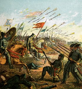 Slaget ved Hastings, 1066, c1850 av Unbekannt