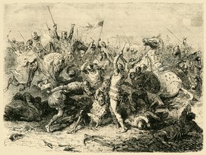 Slaget ved Bouvines, 1214, 1890. av Unbekannt
