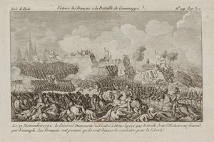 Slaget ved Jemappes, 1792. av Unbekannt