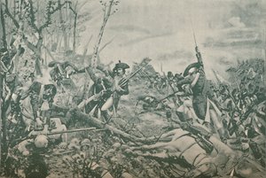 Slaget ved Jemmapes, nær Mons, Belgia, 6. november 1792, 1896 av Unbekannt