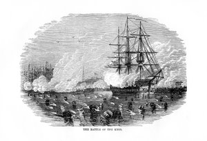 The Battle of the Kegs, 6. januar 1778, 1872 av Unbekannt