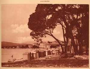 Stranden, Juan-les-Pins, 1930. av Unbekannt
