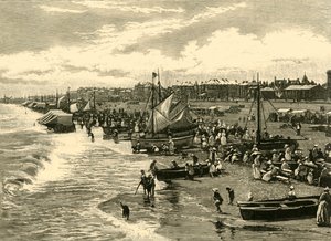 The Beach, Yarmouth, 1898. av Unbekannt