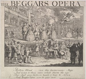 The Beggars Opera, 1728. av Unbekannt