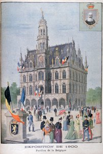 Den belgiske paviljongen på verdensutstillingen i 1900, Paris, 1900 av Unbekannt