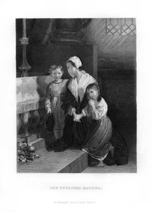 Den etterlatte mor, 1872 av Unbekannt