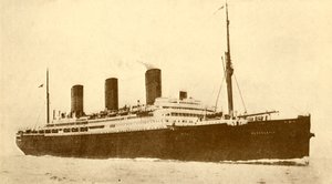 Berengaria Cunard-linjen, 52 700 tonn, c1930. av Unbekannt