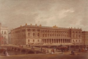 Berlin-børsen ved Burgstrasse, slutten av 1860-tallet-begynnelsen av 1870-tallet av Unbekannt