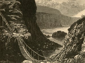 The Bridge, Carrick-A-Rede, 1898. av Unbekannt