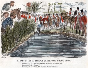 The Brook Jump, 1863 av Unbekannt