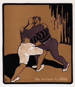 The Brothers Griffiths, teaterartister, sent på 1800-tallet av Unbekannt