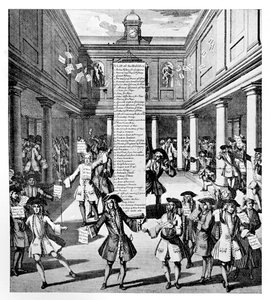 The Bubblers Bubble eller The Devil Take the Hindmost, 1720 av Unbekannt