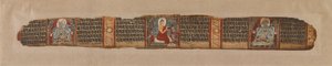 Buddha distribuerer honning, fra et Prajnaparamita-manuskript, 1100-tallet. av Unbekannt