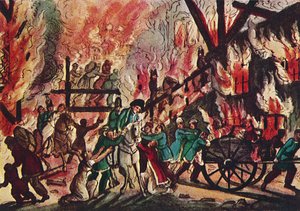 The Burning of Moscow: A Grand Military and Equestrian Spectacle, 1942 av Unbekannt