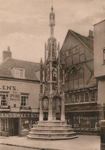 The Buttercross, Winchester, Hampshire, tidlig på 1900-tallet av Unbekannt