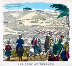 Leiren ved Chobham, 1800-tallet av Unbekannt