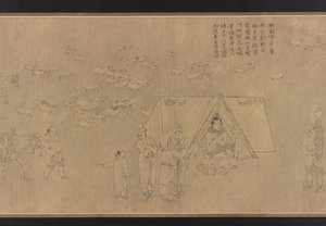 Cai Wenjis fangenskap, Ming-dynastiet, 1300-1400-tallet. av Unbekannt