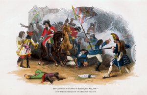 Karabinerne i slaget ved Ramillies, 23. mai 1706 av Unbekannt