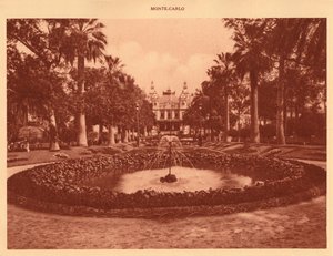 Kasinoet, Monte Carlo, 1930. av Unbekannt