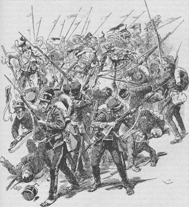 Anklagen om de østerrikske lanserne, 1902 av Unbekannt