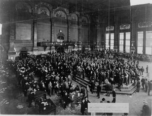 Chicago Board of Trade i sesjon, ca. 1900 av Unbekannt