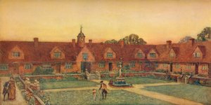 Churchill Cottage Homes, Somerset. Silcock og Reay, arkitekter, 1907 av Unbekannt