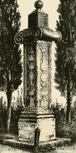 Franskmennenes søyle, Ravenna, reist til minne om Gaston De Foix, 1890. av Unbekannt