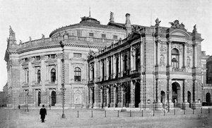 Court Theatre, Wien, Østerrike, 1899 av Unbekannt