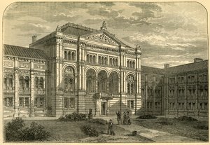 The Court of the South Kensington Station, c1876. av Unbekannt