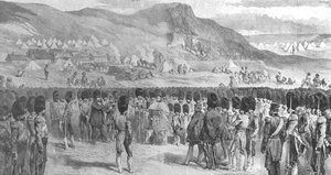 Krimkrigen, 1854-56: Gudstjeneste ... før slaget ved Balaclava, 1901. av Unbekannt