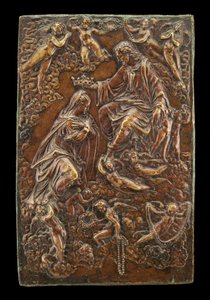 The Crowning of the Virgin, andre halvdel av 1500-tallet. av Unbekannt