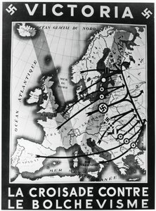 Korstoget mot bolsjevismen, Vichy fransk propagandaplakat, 1941