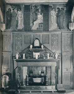Amor- og psyke-frisen ved No. I Palace Green North Wall, c1898 av Unbekannt