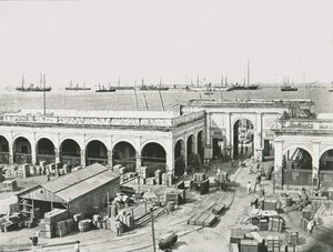 The Custom House, Veracruz, Mexico, 1895. av Unbekannt