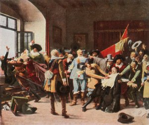 Prahas forsvar, 23. mai 1618, 1936. av Unbekannt