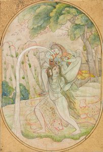 Nedstigningen til Ganges, ca. 1800. av Unbekannt