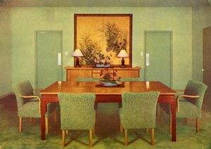 The Dining-Room - Paul T. Frankl, Beverly Hills, California, 1941 av Unbekannt