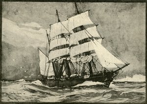 Oppdagelsen under fullt seil, 1901. av Unbekannt