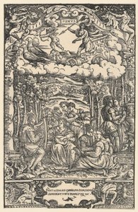 The Dominion of Venus, fra 'The Seven Planets', 1533. av Unbekannt