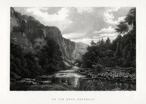 The Dove, Dovedale, Derbyshire, 1896 av Unbekannt