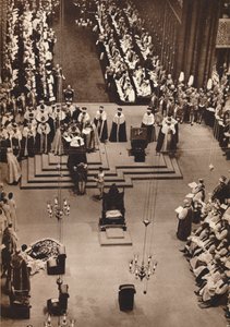 Hertugen av Kent hyller den nykronede kong George VI, 1937 av Unbekannt