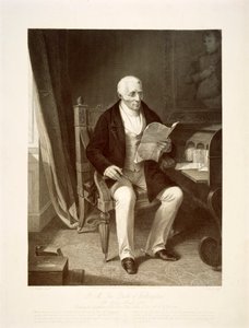 Hertugen av Wellington leste forsendelser hjemme hos Apsley House, London, 1846 av Unbekannt
